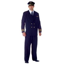 MEN'S AIRLINE CAPTAIN COSTUME - Scary Halloween Costume Adult Outfit Cosplay