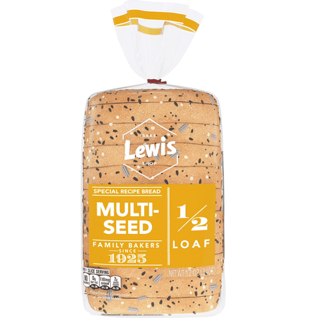 Lewis Bake Shop Multi-Seed Half Loaf Bread 12 oz ( 1 PACK ) Lewis Bake Shop Multi-Seed Half Loaf Bread 12 oz ( 1 PACK )