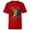 Red, variant on Marvel Avengers Christmas Family Trip Merry & Bright Sister - Short Sleeve T-Shirt for Kids - Customized-White