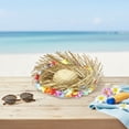 thumbnail image 4 of vlrwzc Mexican Straw Sombrero Hat Hawaiian Luau Beach Party Headwear, 4 of 6