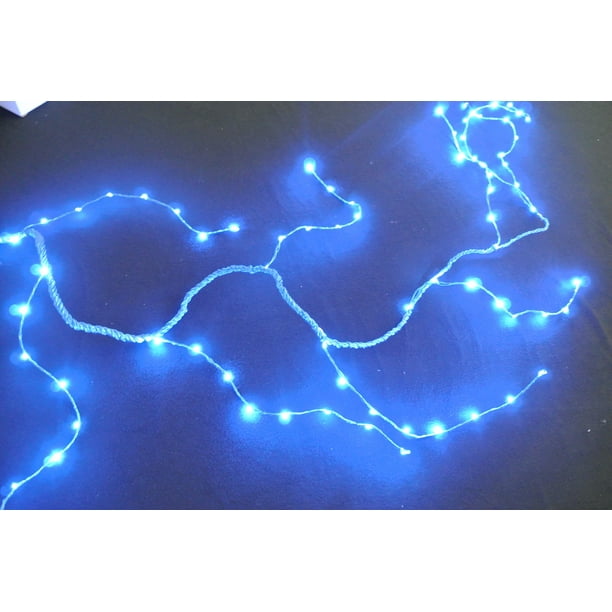 72 Blue Battery Operated Angel Tear Drop Light With Timer Walmart Com Walmart Com