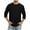 804#Black, variant on 3/4 Sleeve Shirt Men Casual Crewneck Baseball T-Shirts Summer Sport Tops Athletic Basic Tee Going Out Solid Tops White S