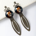 thumbnail image 3 of Fox Set of 2 Vintage Copper Crown-Shaped Bookmarks, Stainless Steel Material, Gift for Readers and Book Lovers, 3 of 5