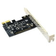 thumbnail image 2 of lionlar Almencla PCI-E Adapter to 3.0 2 Ports III 6G Expansion Card Plug, 2 of 6