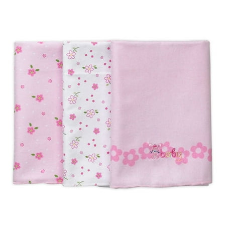 Child of Mine by Carter's - 3 Receiving Blankets, Girl