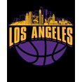 thumbnail image 2 of Game Garment Basketball Team Sports Fan Mens Hoodies Hooded Sweatshirt - Los Angeles Skyline Hoodie Black XS-3XL, 2 of 6