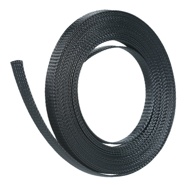 21ft 1/2 Inch (12mm) Expandable Braided Cable Sleeve Cord Protector Tubing Sheath for Automotive Television