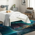 thumbnail image 4 of 4x5 Nautical Rugs for Bedroom Living Room, Fantasy Boy Area Rug for Home Decor, Soft Machine Washable Non Slip Low Pile Indoor Carpet DTSX1053, 4 of 7