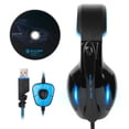 thumbnail image 2 of SADES SA902 7.1 Auriculares USB con sonido envolvente para PC Auriculares supraaurales para juegos con micrófono y luz LED, 2 of 5