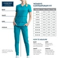 thumbnail image 2 of Cherokee Workwear Core Stretch Women's Scrubs Pant Low Rise Drawstring Cargo 24001, 2 of 4