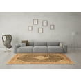 thumbnail image 3 of Ahgly Company Indoor Rectangle Medallion Brown Traditional Area Rugs, 4' x 6', 3 of 4