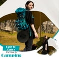 thumbnail image 2 of Taburete de camping plegable Spisces de 50 cm con cojín de 450 kg de capacidad, 2 of 6