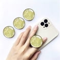 thumbnail image 6 of 3 Pack Cell Phone Grip Stand with Expandable Kickstand (Not for Popsockets) - Glitter Yellow, 6 of 6