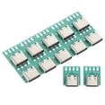 thumbnail image 3 of KAKOWELY 12pcs USB C Connector Board DIY 3.1 PCB Converter Board Support Module For Cable,0.59X"X0.47"X0.16", 3 of 5