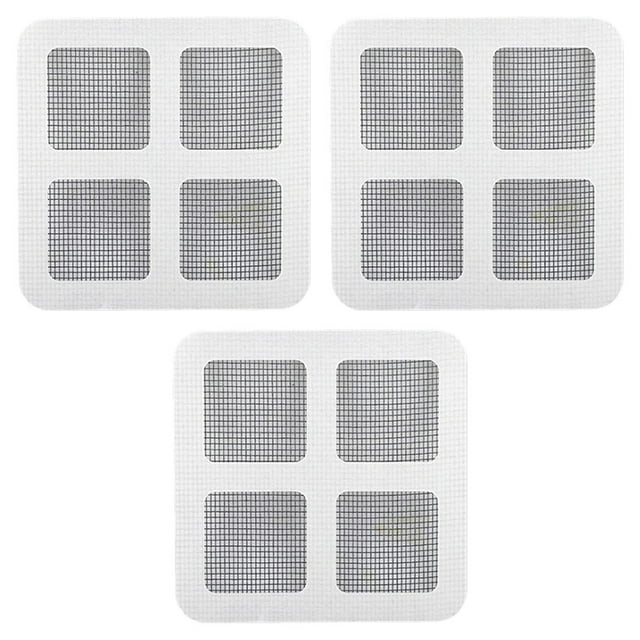 Window Screen Self-adhesive Covering Patch Waterproof Netting Stickers Strong Stickiness Mesh Repair Sticky Patches Screens Type 2 Grey