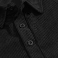 thumbnail image 4 of Aimik Corduroy Polo Shirts for Men Long Sleeve Elbow Patch Turndown Collar Casual Work Shirts Fall Winter Durable Button Down Collared Tee, 4 of 6