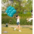 thumbnail image 7 of PMU Balloons 11 Inch PartyTex Premium Sparkling Teal Latex Pkg/100, 7 of 7