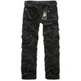 thumbnail image 3 of Mens Work Pants Cargo Mens Fashion Casual Cotton Multi-pocket Outdoors Work Trouser Cargo Long Pants, 3 of 9
