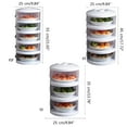 thumbnail image 5 of Tizuqe Multi-layer Stackable Food Cover Dustproof Meal Cover Tent Household Collection, 5 of 20