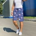 thumbnail image 6 of Sikiie Flamingo Mens Pajama Shorts, Lightweight Lounge Pant with Pockets Soft Sleep Pj Shorts for MenMedium, 6 of 6