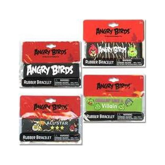 Angry Birds Rubber Bracelet (1ct)