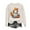 B06 Beige, variant on JOANKDMI Halloween Pullover Sweatshirt for Women Wizard Ghost Pumpkin Graphic Crewneck Long Sleeve Tops Drop Shoulder Fall Clothes Oversized Casual Streetwear Cozy Jumper
