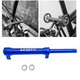 thumbnail image 3 of Durable Folding Bike leichtes Rad Extension Rod Rear Rack for Folding Bike Transporting Pushing Modification Components Parts Blue, 3 of 8