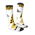 thumbnail image 3 of Fotbe Sunflower Gnome print Women's Men's Novelty Crew Socks Cotton Socks Knee High Socks for Walking,Running,Nurses,Pregnancy, 3 of 8