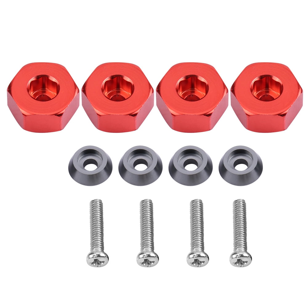 Al Alloy 6mm To 12mm Wheel Hex Hub Adapter RC Accessory for WPL 1634 RC Truck