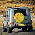 thumbnail image 5 of Susaid Easter eggs (2) Print Tire Covers,Waterproof Anti-UV Snow Sun Rain Tire Covers for RV,Truck, SUV, Trailer, Camper-14 inch, 5 of 6