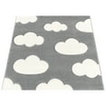thumbnail image 3 of Paco Home Kids Rug with Charming Clouds for Nursery in Pastel Grey, 3 of 5