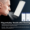 thumbnail image 4 of Blowing Breathing Tester Portable Alcohol Tester Mini Alcohol Detector with Intelligent Interaction Only 7.5g, 4 of 5
