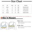 thumbnail image 3 of Awdenio Bras for Women , Women Cute Large Size Underwear Cotton Comfortable U-shaped Back Shockproof Shaping Yoga Fitness Back No Steel Ring Gathering Underwear Bra, 3 of 6