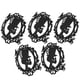 thumbnail image 2 of Decoraciones de Halloween, patrón de esqueleto circular para casa, fiesta, puerta, adornos de pared, 5 uds., 2 of 5