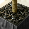 thumbnail image 4 of DR.Planzen UV Resistant 7ft Artificial Olive Tree in Black Large Planter with Pebbles– Faux Olive Tree for Indoor and Outdoor Decor, Lifelike Greenery for Home & Garden Decor, 4 of 10