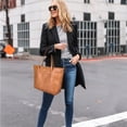 thumbnail image 2 of Bolso de mano Montana West, monederos grandes de cuero para mujer MWC-028DBR, 2 of 6