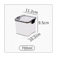 thumbnail image 5 of Ensemble de 6 Boîtes de Rangement Alimentaires de Cuisine 700Ml avec Couvercle sous Vide Transparent Carré, 5 of 5