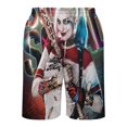 thumbnail image 5 of Animated Harley Quinn Short Sweatpants Summer Daily Cozy Lounge Shorts 3D Printed Beach Shorts Sweatpants With Drawstring And Pockets, 5 of 7