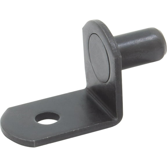 Shelf Support, 1/4" Pin Diameter, 100-Pack, Matte Black by Stone Harbor Hardware