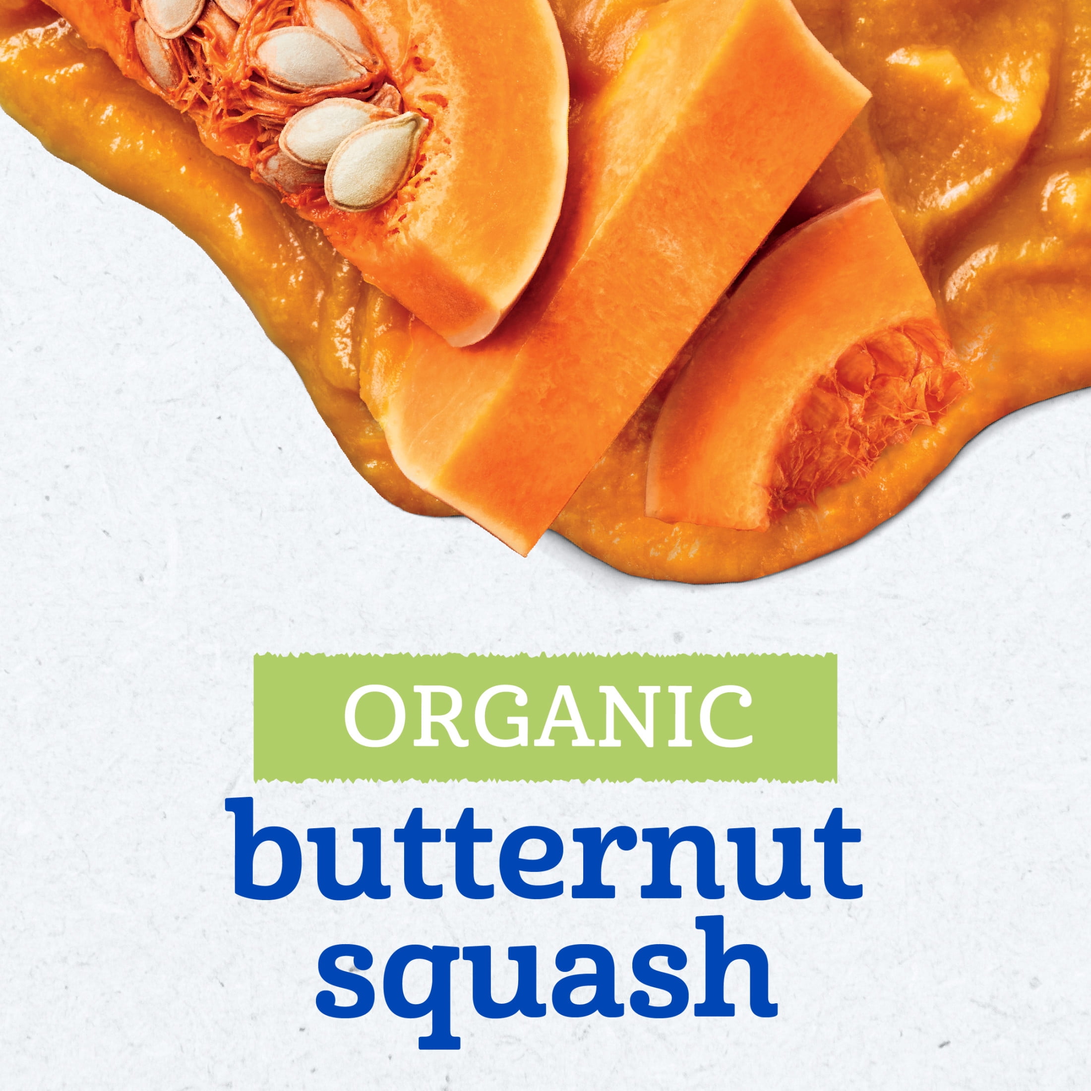 (12 pack) Gerber 1st Foods Organic for Baby Baby Food, Butternut Squash, 4 oz Jar