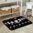 thumbnail image 6 of Welcome Mat Indoor Entrance Doormat Horror Movie Characters Front Porch Door Mat Home Decorative Non-slip Absorbent 24x16 Inch, 6 of 7