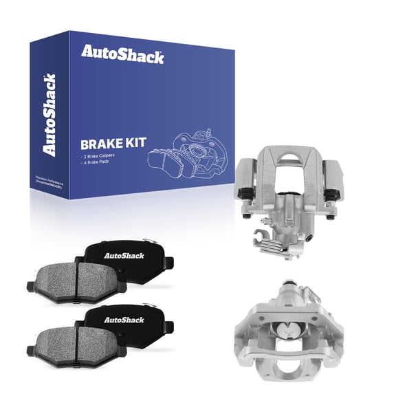 AutoShack Rear Brake Calipers Ceramic Brake Pads | Replacement for 2011-2019 Ford Explorer 2010-2014 Ford Flex 2013-2019 Ford Taurus 2010-2014 Lincoln MKT | 6-PC