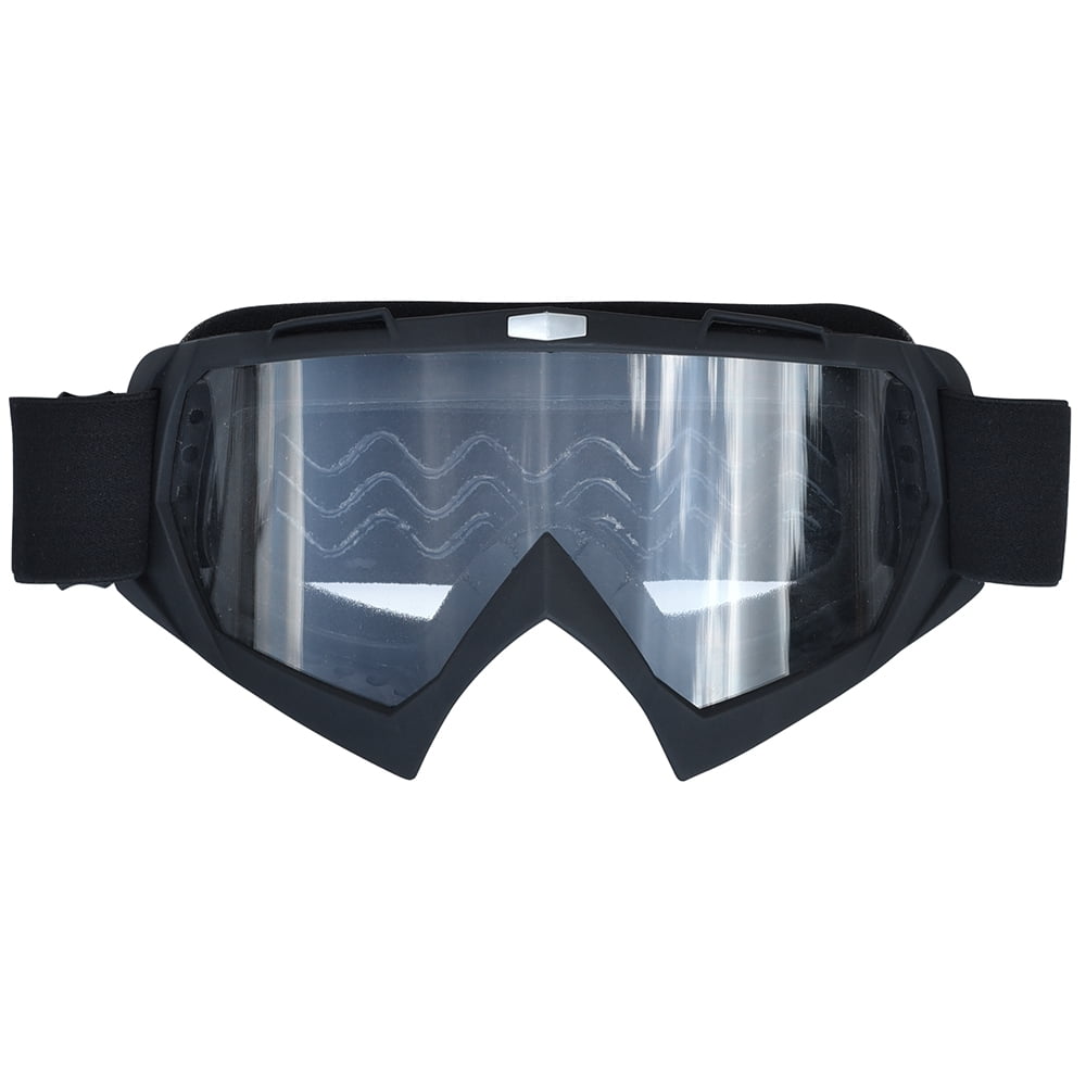 TWO-X ATOM Cross Goggles Tinted Black MX Goggles Nose Protection Motocross Enduro Mirror Glass Motorcycle Goggles Anti Scratch MX Protective Goggles 