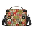 thumbnail image 3 of Lunch Box Pioneer Flower Floral Print Pattern Insulated Lunch Bag for Women Men,Medium Leakproof Lunchbox Cooler Bag Adjustable Strap,10 X 6.7 X 8 Inches, 3 of 6