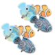 thumbnail image 4 of 6 unids autoadhesivos ganchos de dibujos animados de peces tropicales en forma de ganchos en forma de ganchos para el hogar ganchos, 4 of 7