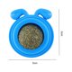 thumbnail image 2 of Bola De Hierba Gatera Bolas de hierba gatera de plástico para gatos, suministros para mascotas con forma de cabeza de perro reemplazable (azul) Likrtyny Libre de BPA, 2 of 6
