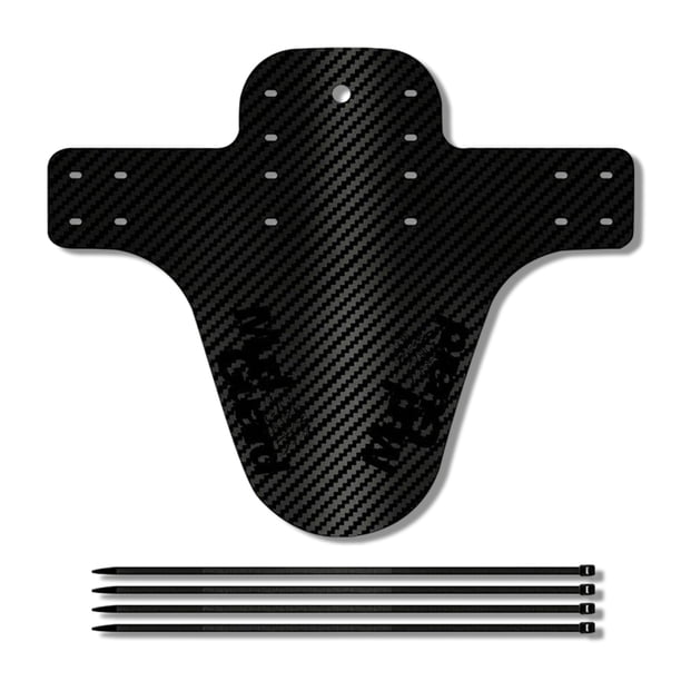 Soidarity Guardabarros de bicicleta Premium Guardabarros de carbono resistente al desgaste/Guardabarros de bicicleta trasera Engranajes de protección Ciclismo Negro Soidarity CZ13133-03B