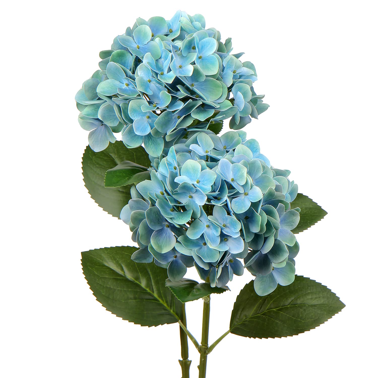 Decorative flower 2PCS Silk Hydrangea Flower 24.8" Big Fake Hydrangea