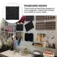 thumbnail image 4 of BRIGHTFUFU Pegboard Wall Organizer Square Tool Organization Black 1Pack, 4 of 8