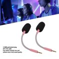 thumbnail image 4 of Micro de Remplacement, Perche de Microphone de Jeu Détachable 3,5 mm, Micro à Réduction de Bruit Compatible avec Casque Barracuda X, Prise Plaquée Or, 2 Pcs, 4 of 7